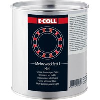 Produktbild von E-COLL - Mehrzweck-Universalfett Typ I hell, säurefrei, 1kg Dose