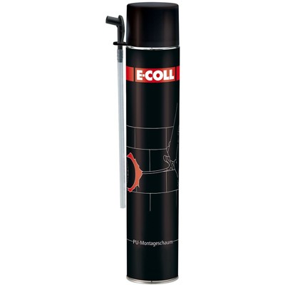 Produktbild von E-COLL - PU-Montageschaum B2 (MDI) silikonfrei, 750ml Spraydose