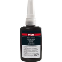 Produktbild von E-COLL - Schraubensicherung blau mittelfest niedrigvisk. silikonfrei 50ml Flasc