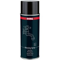 Produktbild von E-COLL - Messing-Spray Farbe gold glänzend temperaturbeständig bis 200°C 400ml 