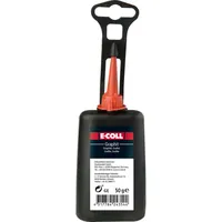 E-COLL Graphit fettfrei, fein vermahlenes Gleit- und Schmiermittel 50gr Flasche Produktbild