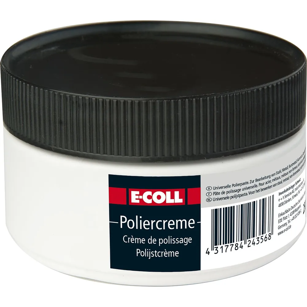 E-COLL Poliercreme Universal rosa silikonfrei, wasserlöslich, 250ml Dose Produktbild img1 L