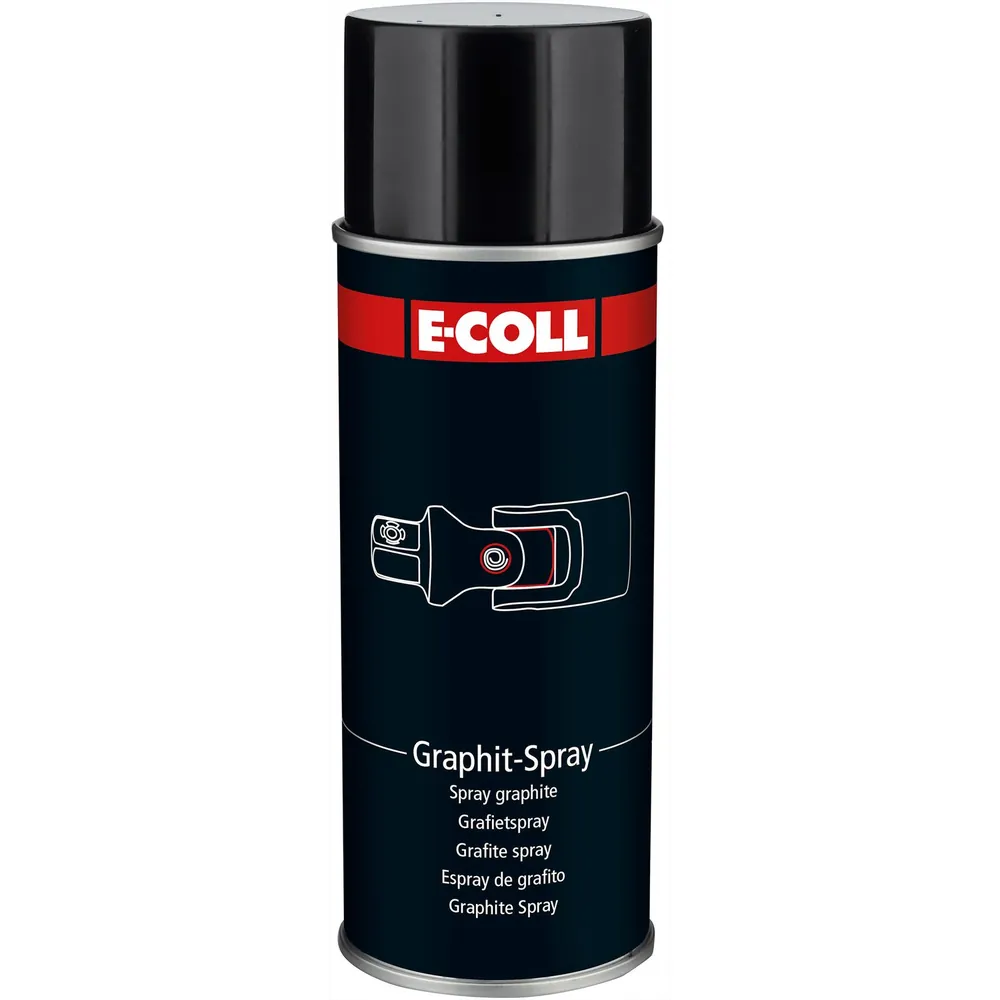 E-COLL Graphit-Spray silikon- und harzfrei, schwarz, 400ml Spraydose Produktbild img1 L