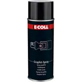 E-COLL Graphit-Spray silikon- und harzfrei, schwarz, 400ml Spraydose Produktbild