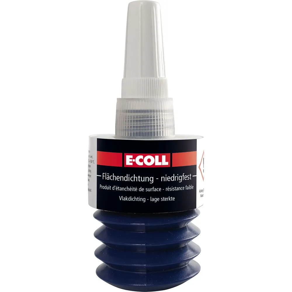 E-COLL Niedrigfeste Flächendichtung Anaerob, grün, silikonfrei 50ml Flasche Produktbild img1 L