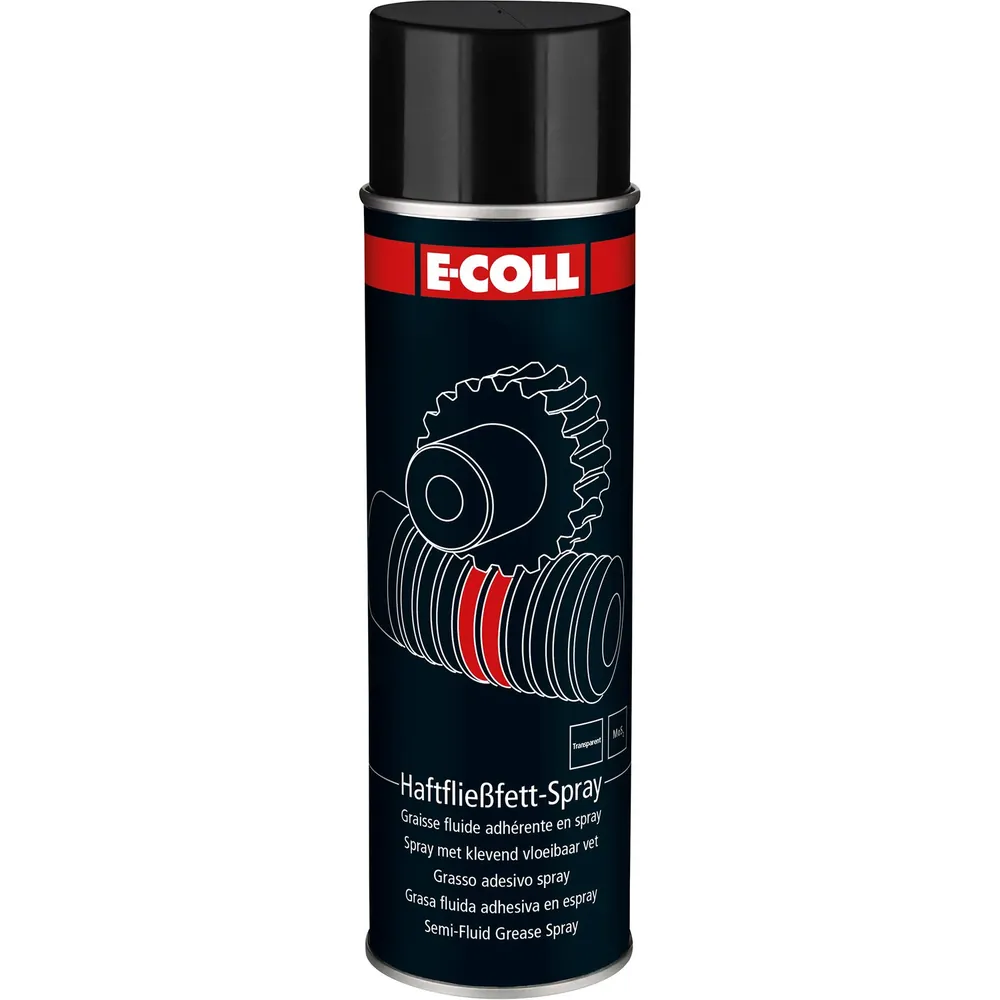 E-COLL Haftfliessfett-Spray silikonfrei, Langzeitschmierfett 500ml Spraydose Produktbild img1 L