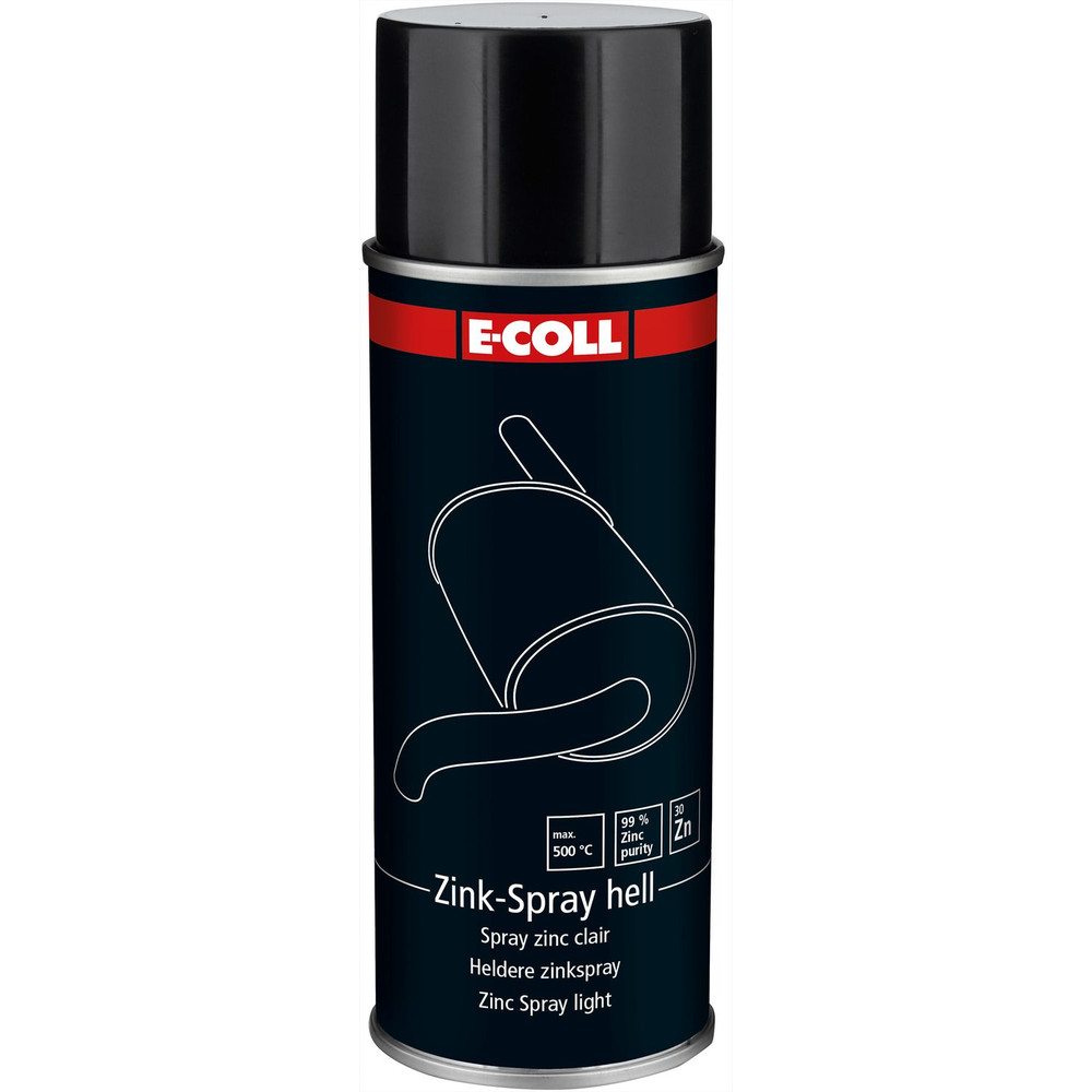 E-COLL Zink-Spray hell silikonhaltig, silbergrau glänzend 400ml Spraydose Produktbild img1 L