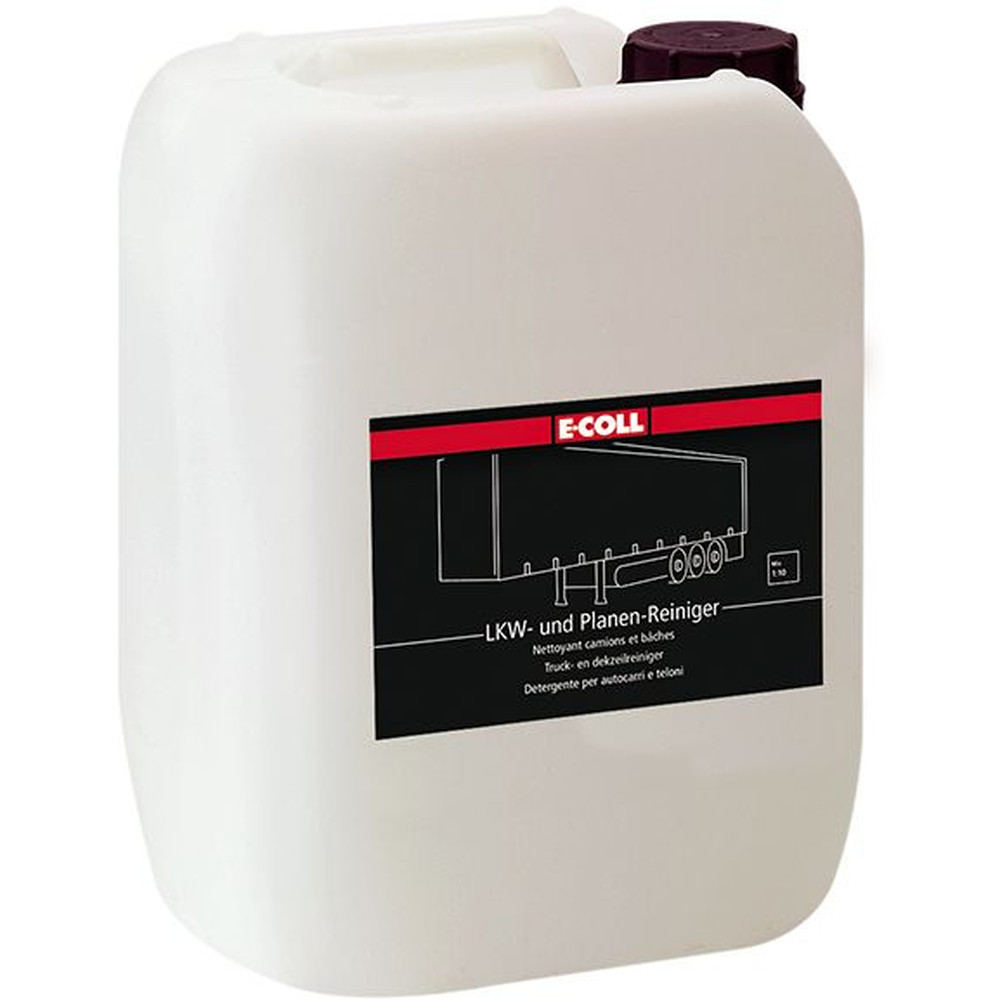 E-COLL Lkw- und Planenreiniger farblos, silikonfrei gebrauchsfertig 10L Kanister Produktbild img1 L