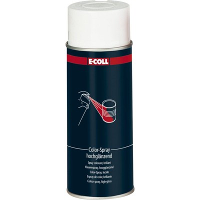 Produktbild von E-COLL - Buntlack Colorspray hochglänzend Alkydharz 400ml Spraydose feuerrot