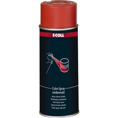 Produktbild von E-COLL - Buntlack Colorspray seidenmatt Alkydharz 400ml Spraydose moosgrün