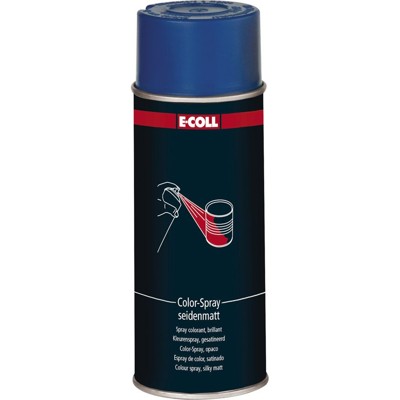 Produktbild von E-COLL - Buntlack Colorspray seidenmatt Alkydharz 400ml Spraydose moosgrün