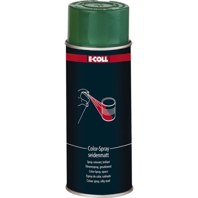 Produktbild von E-COLL - Buntlack Colorspray seidenmatt Alkydharz 400ml Spraydose moosgrün