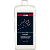 E-COLL Hautschutz-Emulsion parfümiert, silikonfrei, fettarm 1 Liter Flasche Produktbild