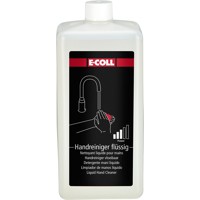 Produktbild von E-COLL - Handreiniger flüssig, seifen-, silikon-, alkalifrei 1 Liter Flasche