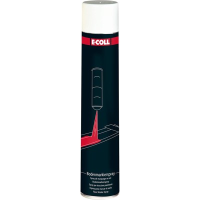 Produktbild von E-COLL - Boden-Markierspray Acrylharzbasis blei-/ cadmiumfrei weiß 750ml Dose