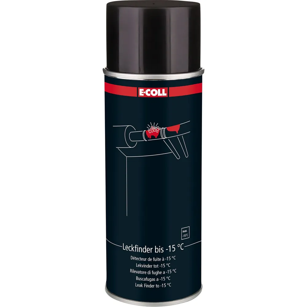 E-COLL Leckfinderspray bis -15°C silikonfrei, unbrennbar, ungiftig 400ml Dose Produktbild img1 L