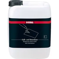E-COLL Kalk-und Betonlöser Reinigungs-Konzentrat stark sauer 5 Liter Kanister Produktbild