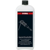 Produktbild von E-COLL - Druckluftöl (Bohrhammeröl) silikonfrei, sprühfähig 1 Liter Flasche