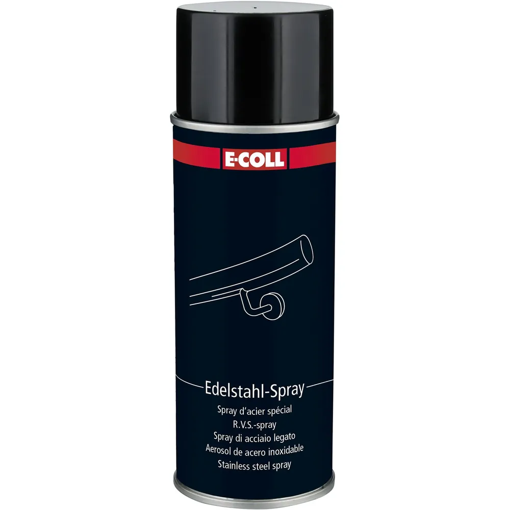 E-COLL Edelstahl-Spray anthrazit silikonfrei, Temperatur bis 300°C, 400ml Dose Produktbild img1 L