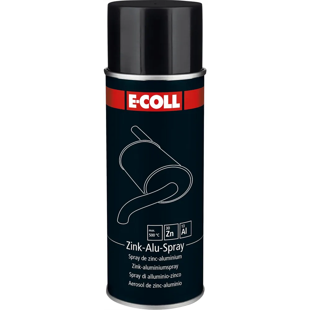 E-COLL Zink-Alu-Spray silikonfrei silberglanz schnelltrocknend 400ml Dose Produktbild img1 L