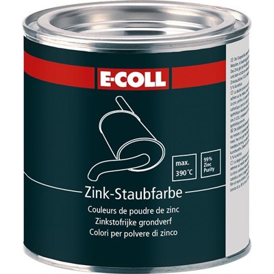 Produktbild von E-COLL - Zink-Staubfarbe silikonfrei Temperaturbeständig bis +350°C, 375ml Dose