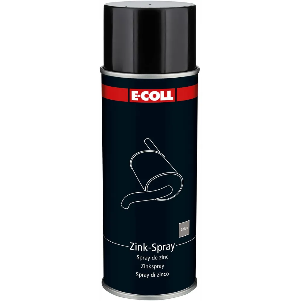 E-COLL Zink-Spray grau matt, wasserbeständig, rostschützend 400ml Ddose Produktbild img1 L