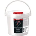 E-COLL Handreinigungstücher 25x25cm mit leichter Reinigungslösung 72 Stück Eimer Produktbild