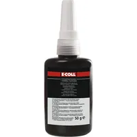 E-COLL Schraubensicherung dblau mittelfest, hochviskos silikonfrei 50ml Flasche Produktbild