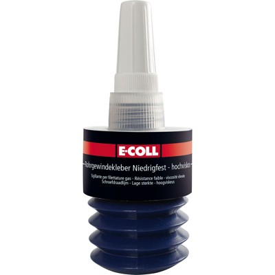 Produktbild von E-COLL - Rohrgewindekleber niedrigfest, hochviskos, silikonfrei 50ml Flasche