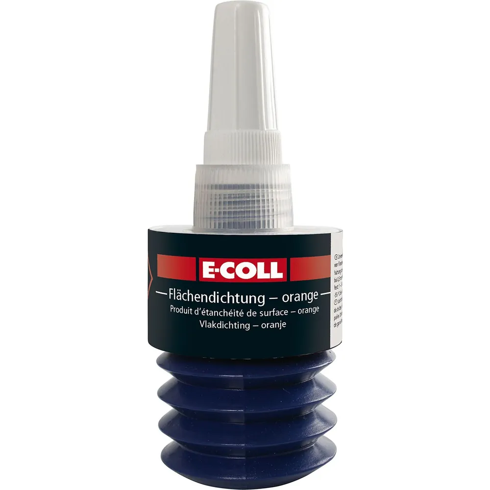 E-COLL Flächendichtung orange silikonfrei, Getriebe-/Motorengehäuse 50ml Flasche Produktbild img1 L