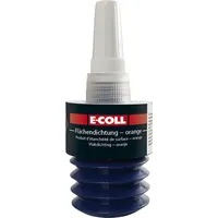E-COLL Flächendichtung orange silikonfrei, Getriebe-/Motorengehäuse 50ml Flasche Produktbild
