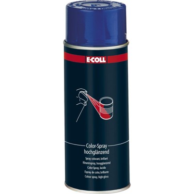 Produktbild von E-COLL - Buntlack Colorspray hochglänzend Alkydharz 400ml Spraydose feuerrot