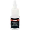 E-COLL Spezialentferner für Sekundenklebstoff silikonfrei 20ml Flasche Produktbild