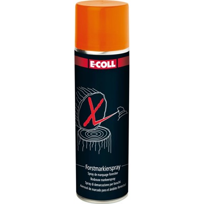 Produktbild von E-COLL - Forstmarkierspray leuchtorange Wasser- und wetterfest 500ml Spraydose