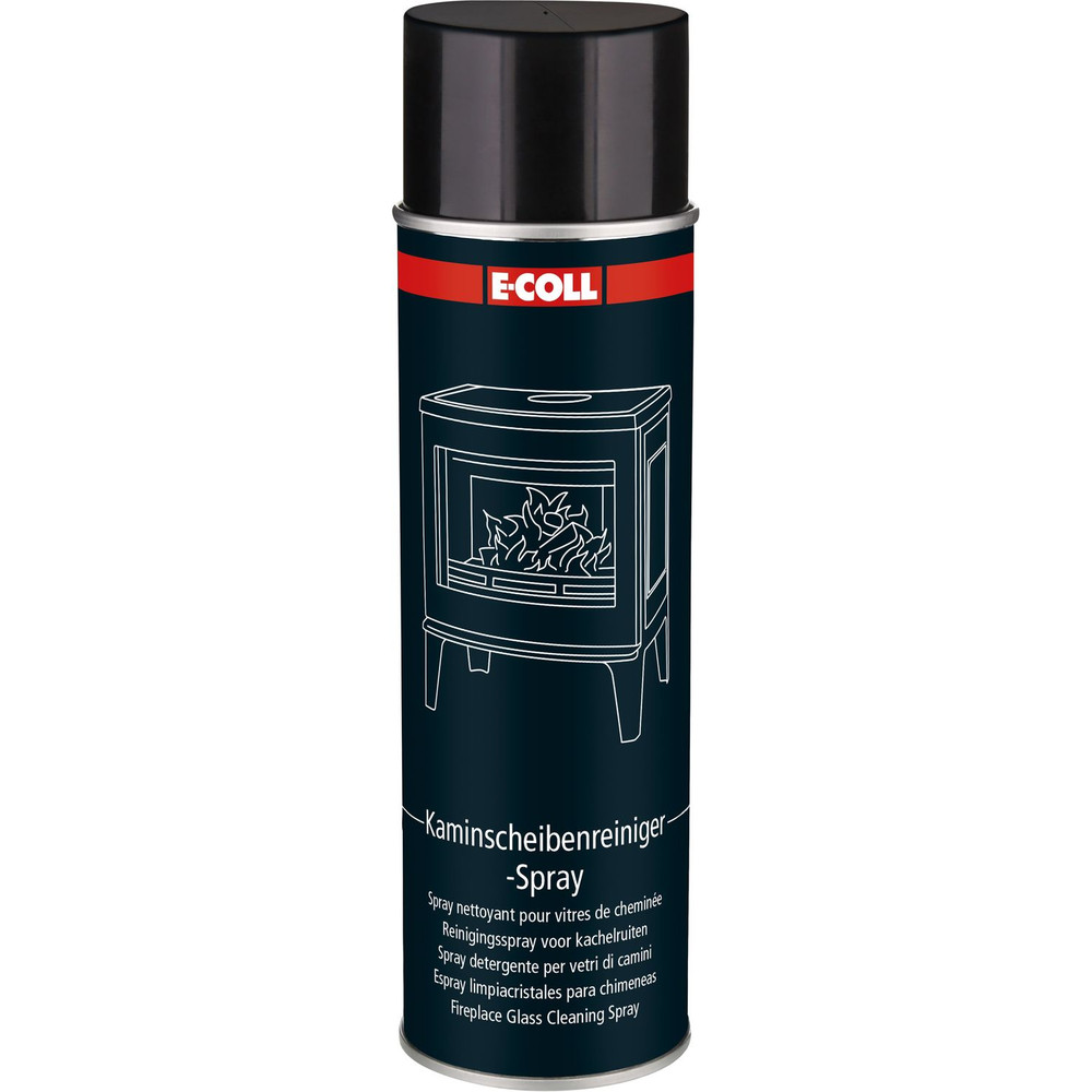 E-COLL Kaminscheibenreiniger silikonfrei, wasserbasiert 500ml Spraydose Produktbild img1 L