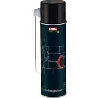 E-COLL ECO Polyurethan-Montageschaum, schnelle Hautbildung 500ml Spraydose Produktbild