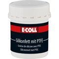 Produktbild von E-COLL - Silikonfett mit PTFE farblos, Lebensmitteleignung, 80g Dose