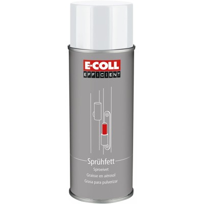 Produktbild von E-COLL - Sprühfett Basis Mineralöl Kalt-/heißwasserbeständig 400ml Dose