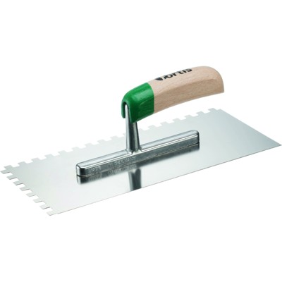 Produktbild von FORTIS - Glättekelle rostfrei 280 x 130mm Zahnung 8 x 8