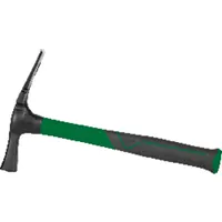FORTIS Maurerhammer Berliner Form 600g Stahlrohrstiel 2K-Griff Produktbild