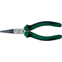 FORTIS Langbeckzange poliert 160mm runde Backen Mehr-Komponenten-Griffe Produktbild