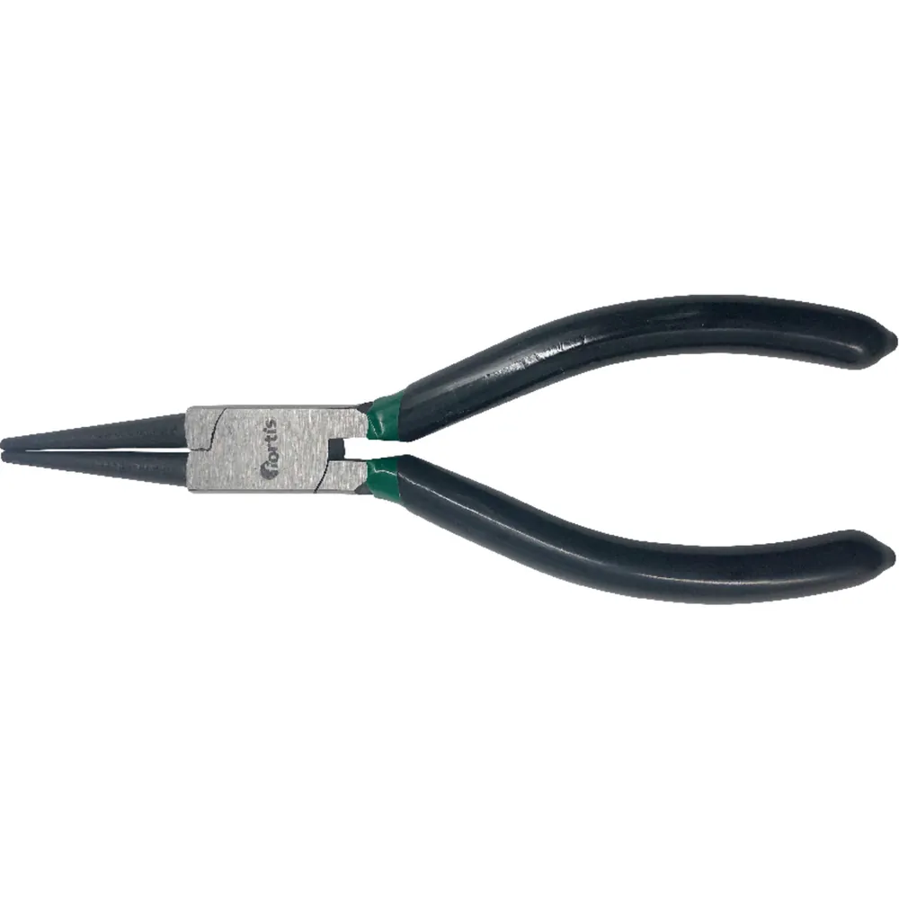 FORTIS Langbeckzange poliert 160mm runde Backen Kunststoffgriffe Produktbild img1 L