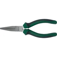 FORTIS Langbeckzange poliert 160mm flache Backen Mehr-Komponenten-Griffe Produktbild