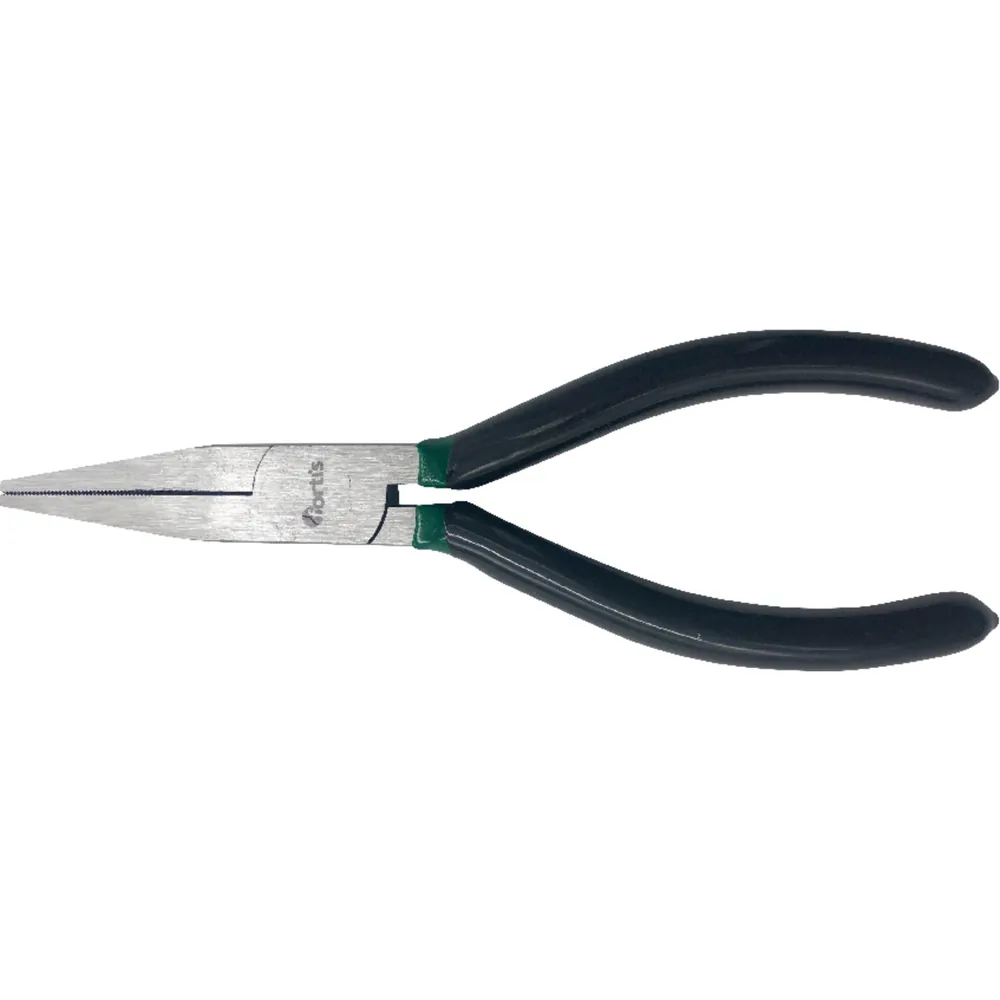 FORTIS Langbeckzange poliert 160mm flache Backen Kunststoffgriffe Produktbild img1 L