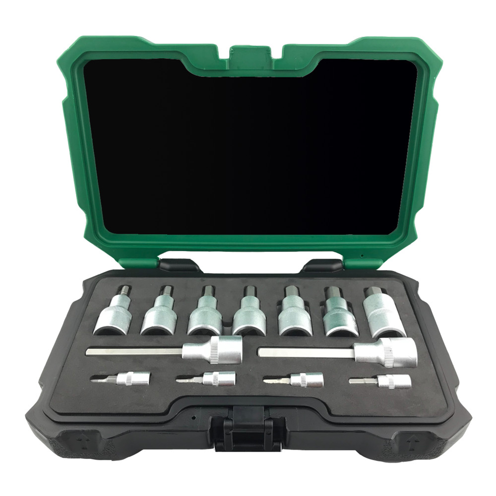 FORTIS Einsatz-Garnitur 1/4"+1/2" 13-teilig Innensechskant Produktbild img3 L