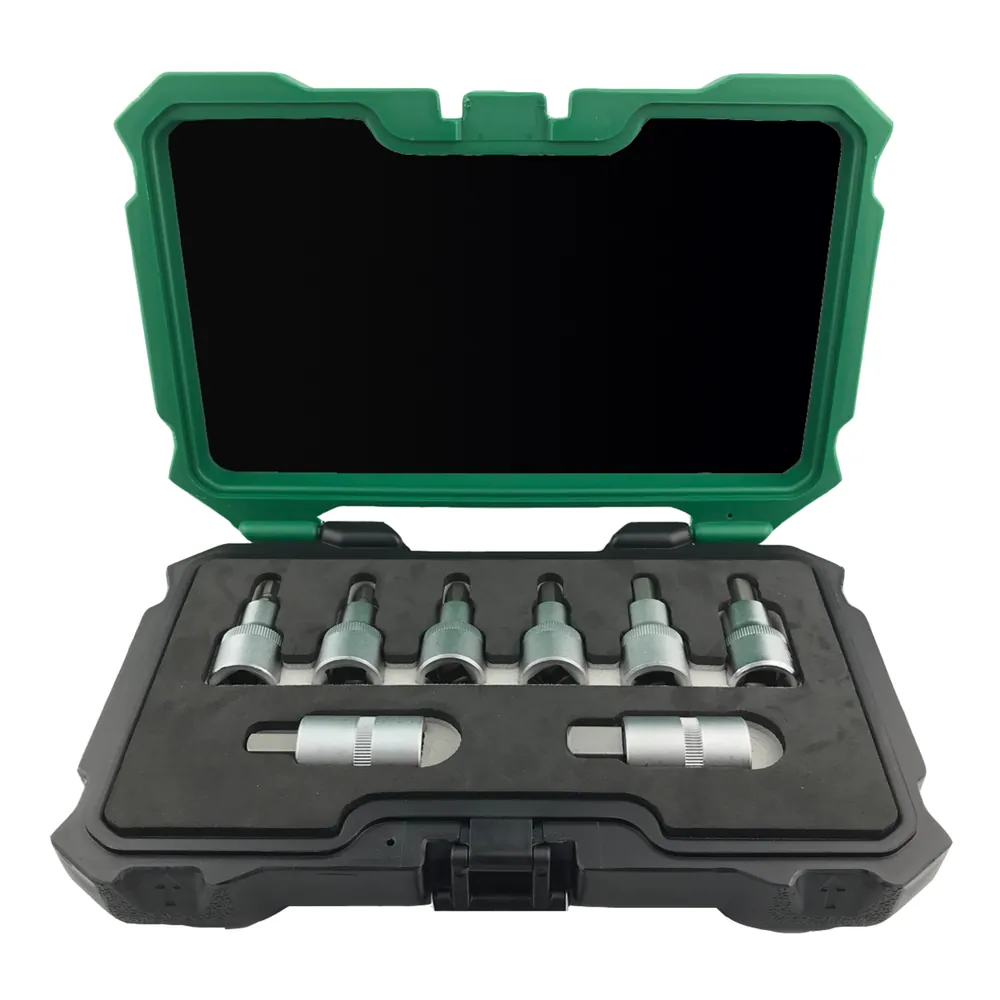 FORTIS Einsatz-Garnitur 1/2" 8-teilig Innensechskant 5-17mm Produktbild img2 L