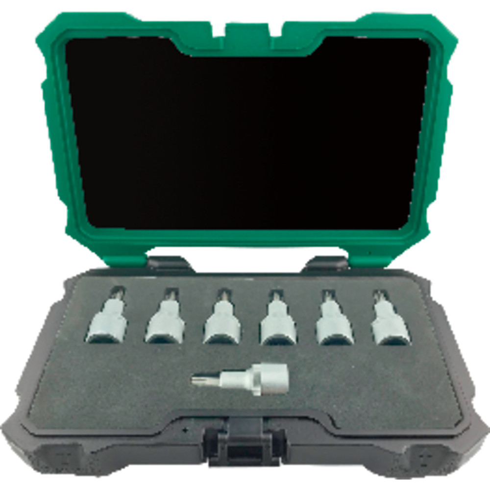 FORTIS Einsatz-Garnitur 1/2" 7-teilig TX20-50 Produktbild img1 L