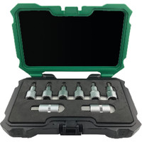 FORTIS Einsatz-Garnitur 1/2" 8-teilig Innensechskant 5-17mm Produktbild