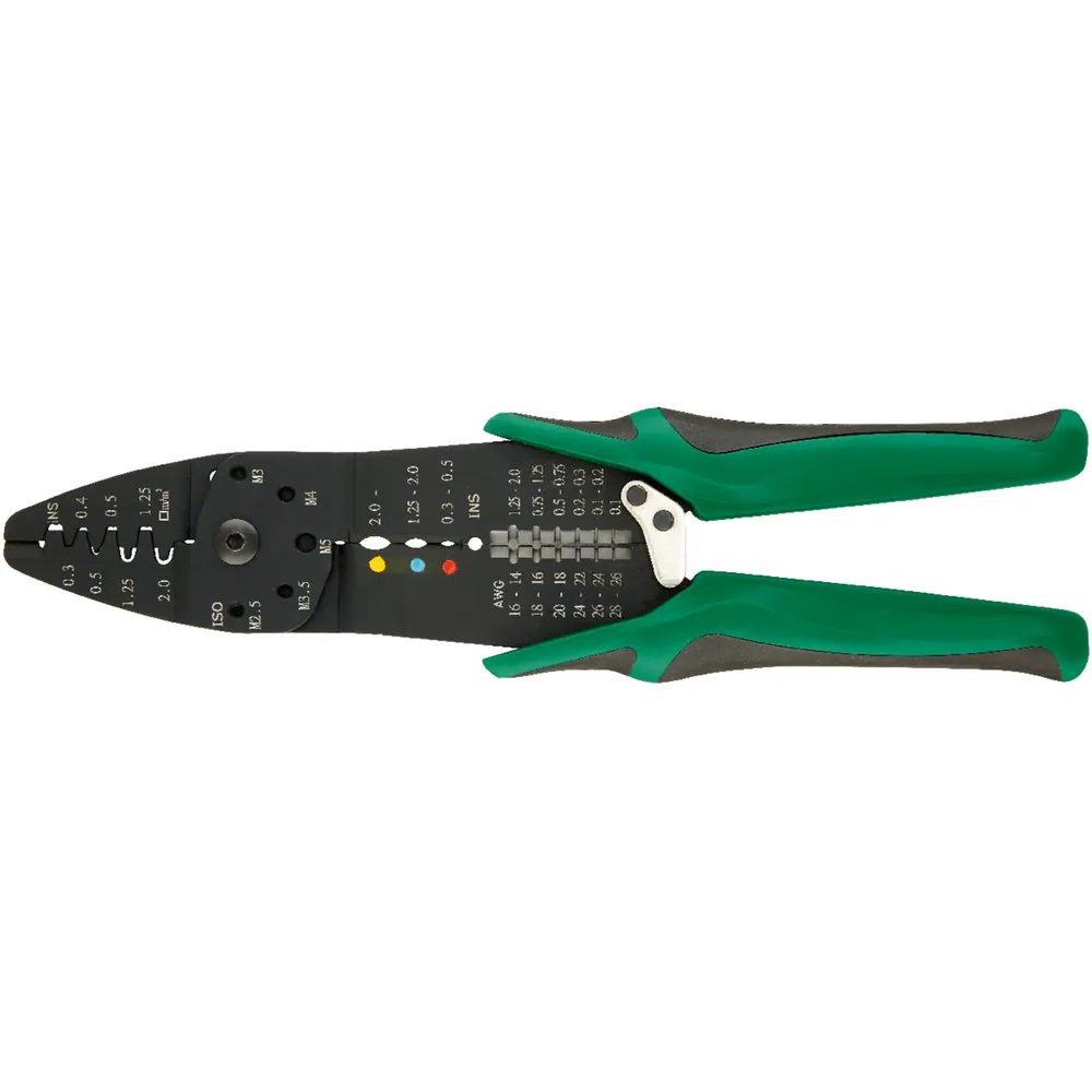 FORTIS Crimpzange für isolierte Kabelschuhe 0,5-6mm² Produktbild img1 L