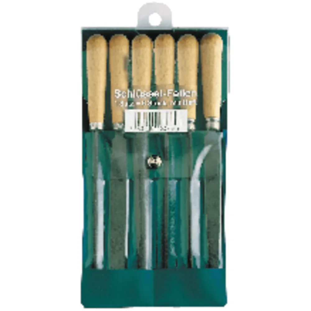FORTIS Schlüsselfeilen-Satz 100mm H2 in Tasche Produktbild img1 L